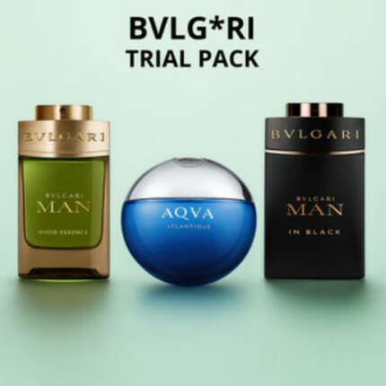 Trial Pack Of Bvlgari X3 Combo For Men