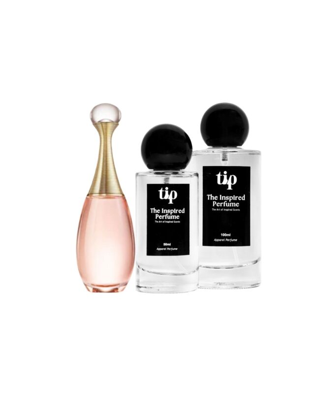 Dior J'adore inspired perfume bottle with The Inspired Perfume