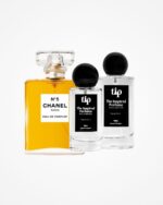 Chanel No. 5 inspired perfume bottle with The Inspired Perfume