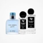 Light Blue Intense inspired perfume bottle with The Inspired Perfume