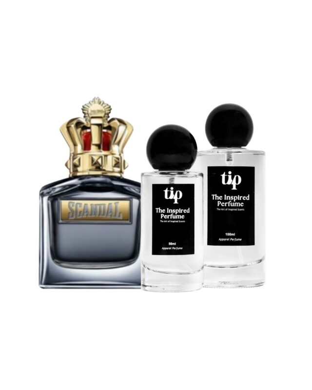 Scandal inspired perfume bottle with 50ml and 100ml The Inspired Perfume bottles
