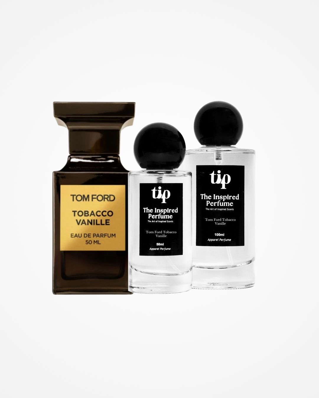 Tom Ford Tobacco Vanille Tobacco Vanille inspired perfume bottle with The Inspired Perfume